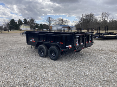 New 2025 Top Hat 77"x12' Dump Trailer
