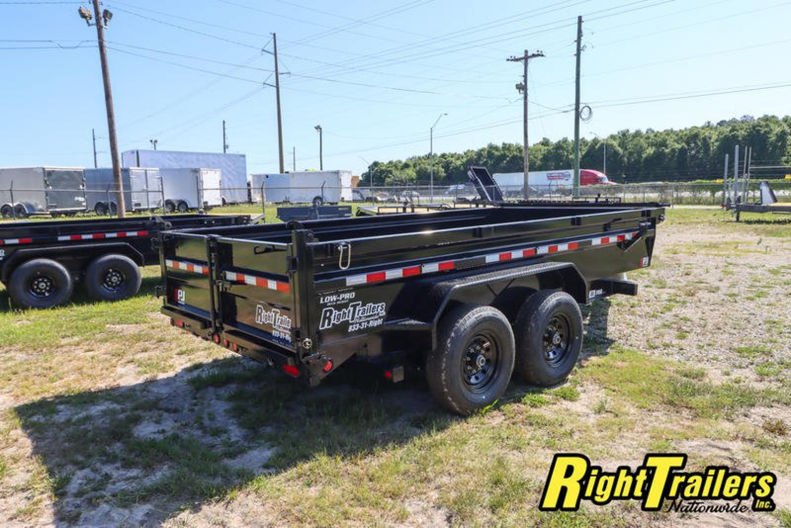 New 2025 7x14 PJ Dump Trailer