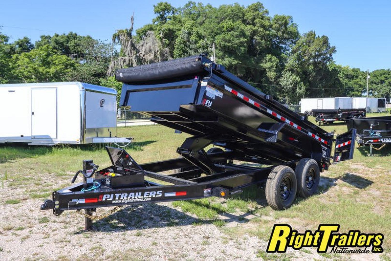 New 2025 7x14 PJ Dump Trailer