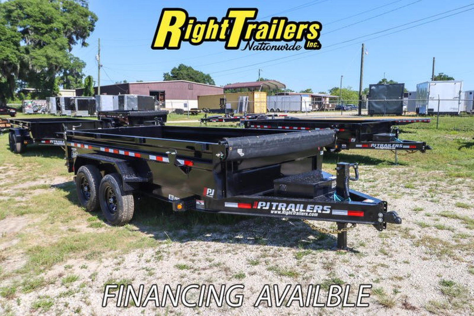 New 2025 7x14 PJ Dump Trailer