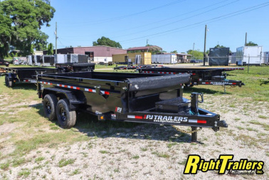 New 2025 7x14 PJ Dump Trailer