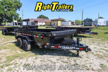 New 2025 7x14 PJ Dump Trailer