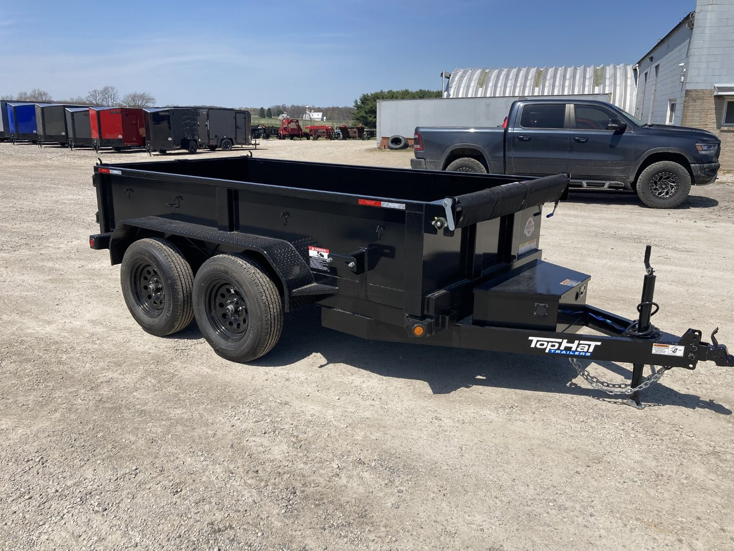 New 2026 Top Hat 5x10' Dump Trailer