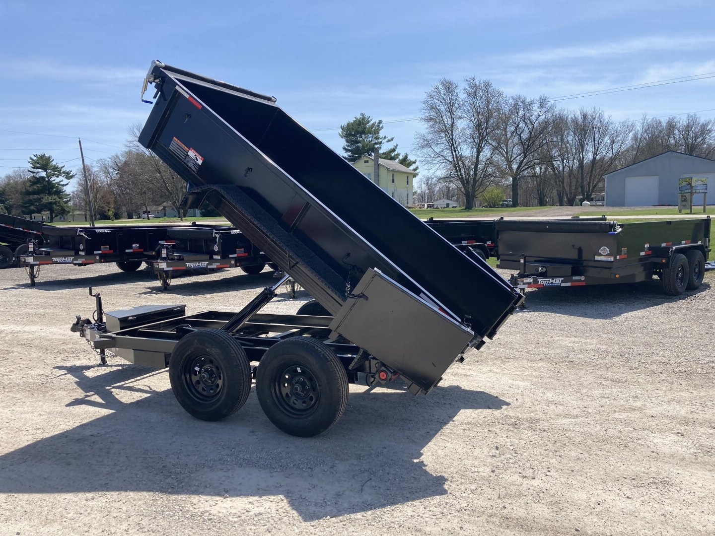 New 2026 Top Hat 5x10' Dump Trailer