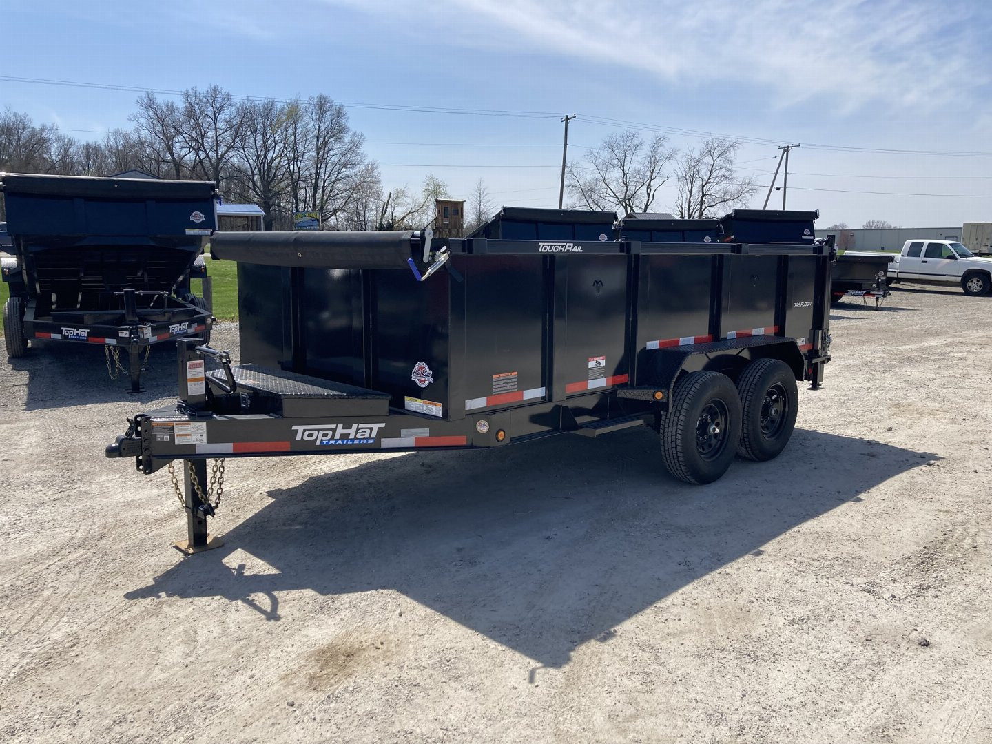 New 2026 Top Hat 7x14' Dump Trailer - 3' Sides