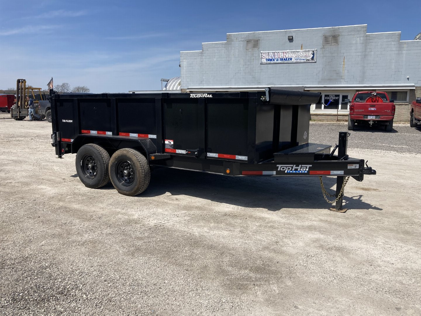 New 2026 Top Hat 7x14' Dump Trailer - 3' Sides