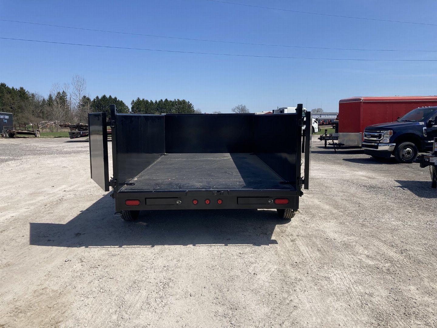 New 2026 Top Hat 7x14' Dump Trailer - 3' Sides