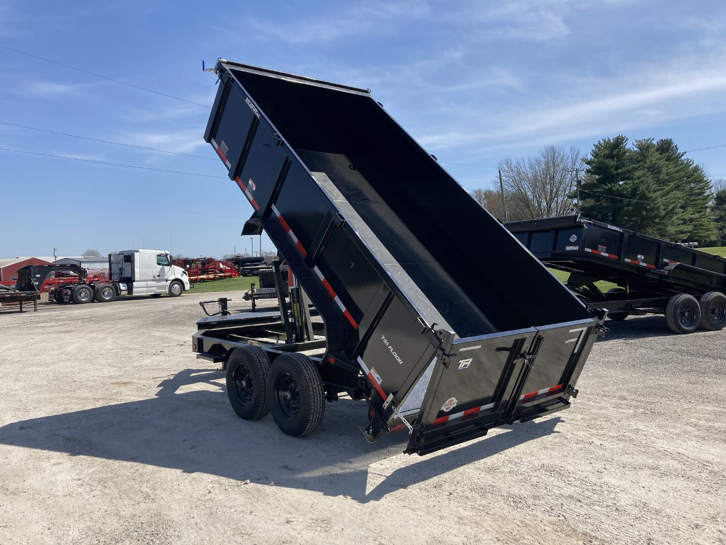 New 2026 Top Hat 7x14' Dump Trailer - 3' Sides