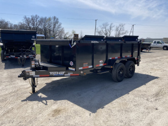 New 2026 Top Hat 7x14' Dump Trailer - 3' Sides