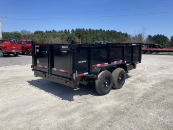 New 2026 Top Hat 7x14' Dump Trailer - 3' Sides