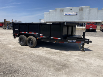 New 2026 Top Hat 7x14' Dump Trailer - 3' Sides