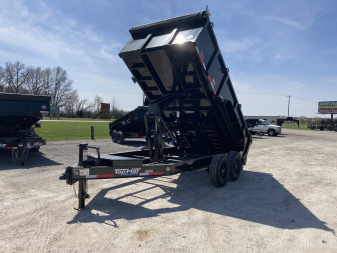 New 2026 Top Hat 7x14' Dump Trailer - 3' Sides