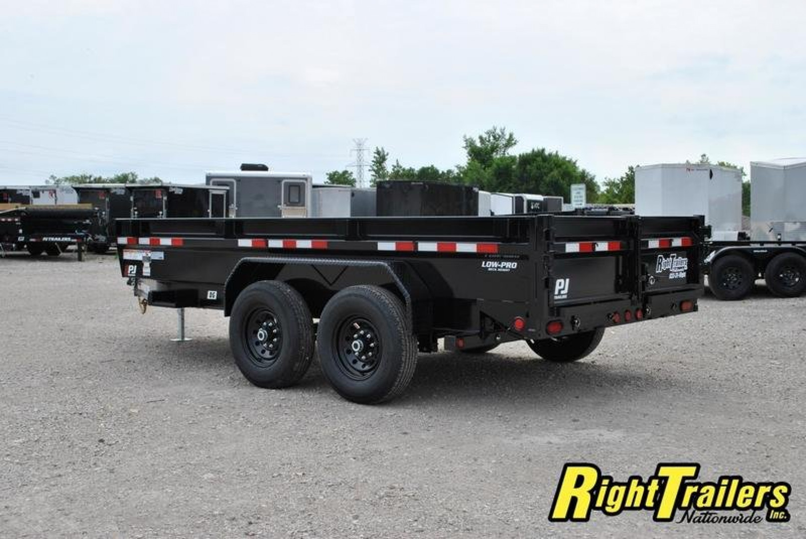 New 2025 7x14 PJ Dump Trailer