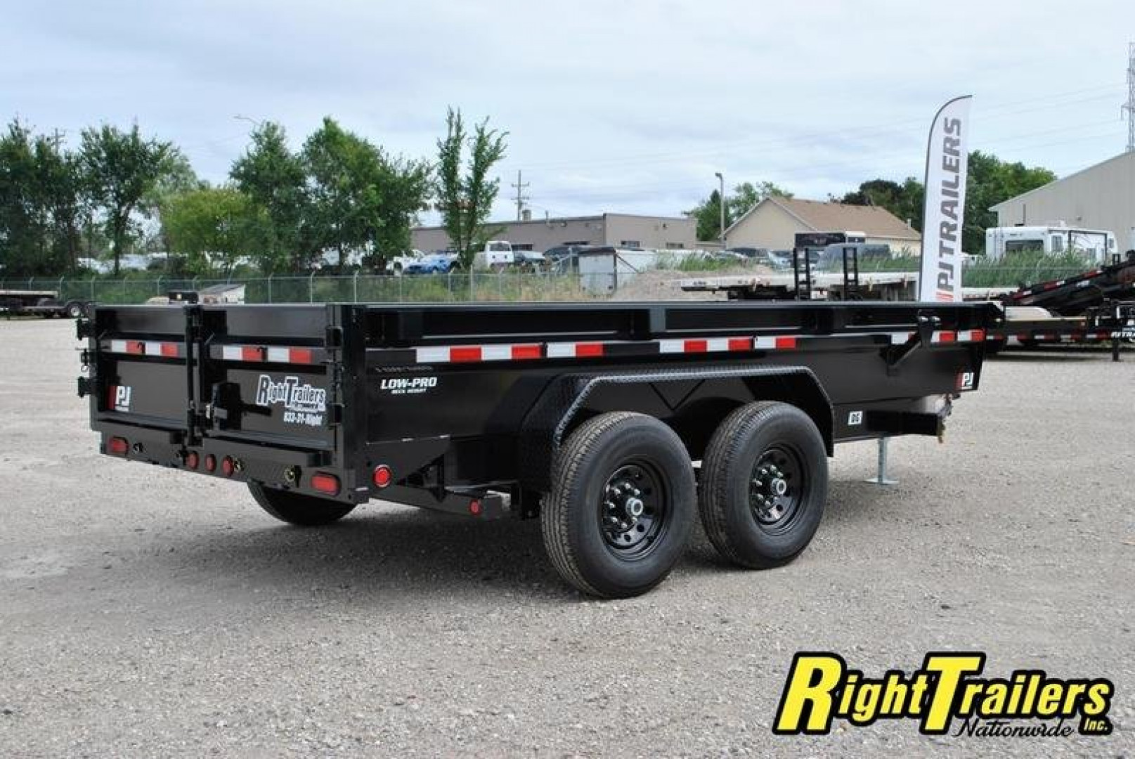 New 2025 7x14 PJ Dump Trailer