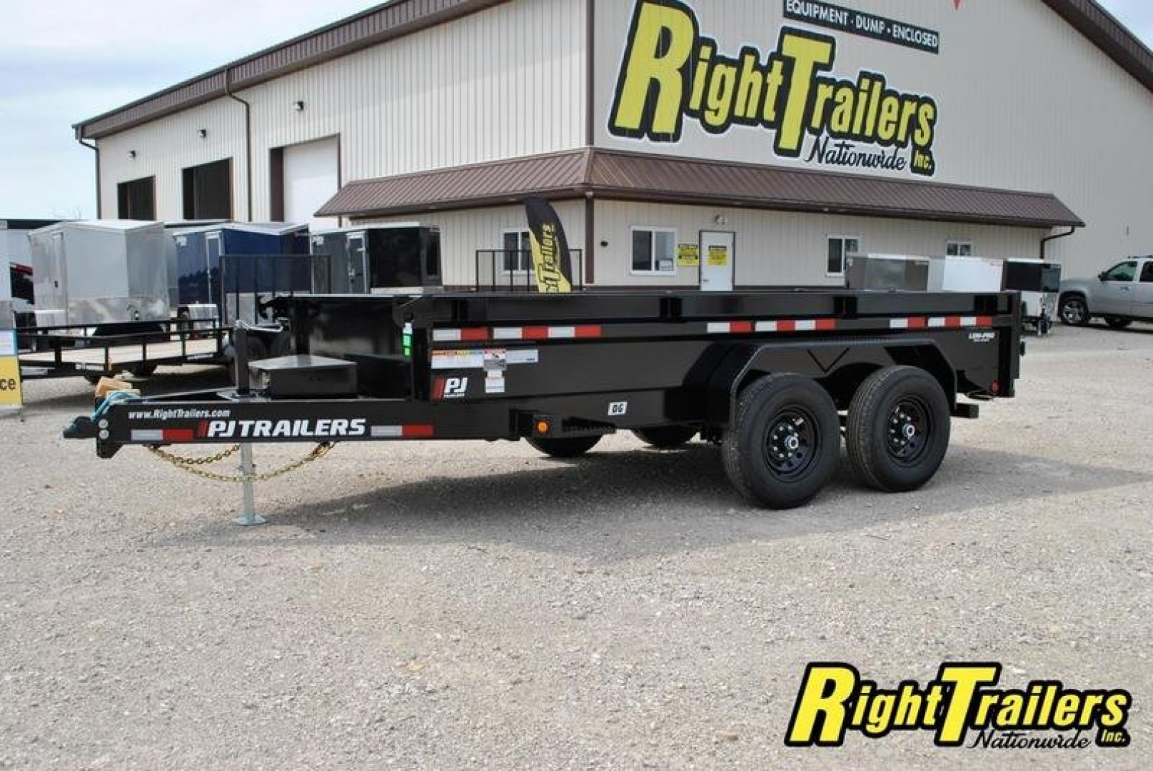 New 2025 7x14 PJ Dump Trailer