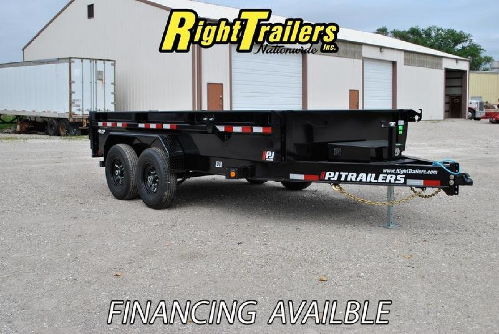 New 2025 7x14 PJ Dump Trailer