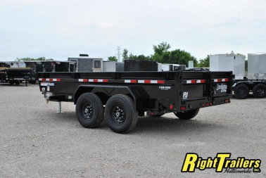 New 2025 7x14 PJ Dump Trailer