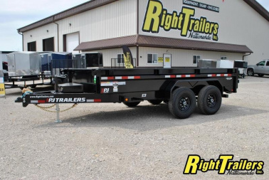 New 2025 7x14 PJ Dump Trailer