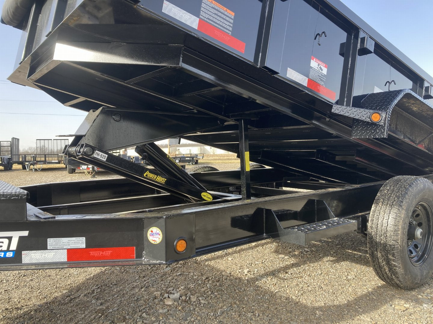 New 2026 Top Hat Trailers DPX 140 Dump Trailer