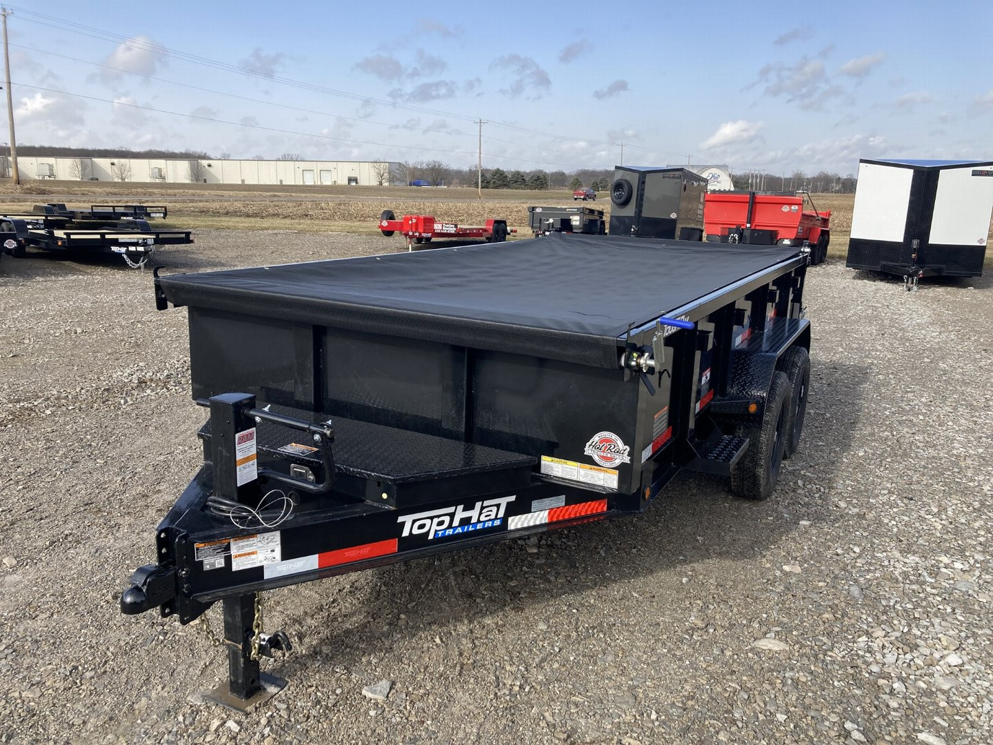 New 2026 Top Hat Trailers DPX 140 Dump Trailer