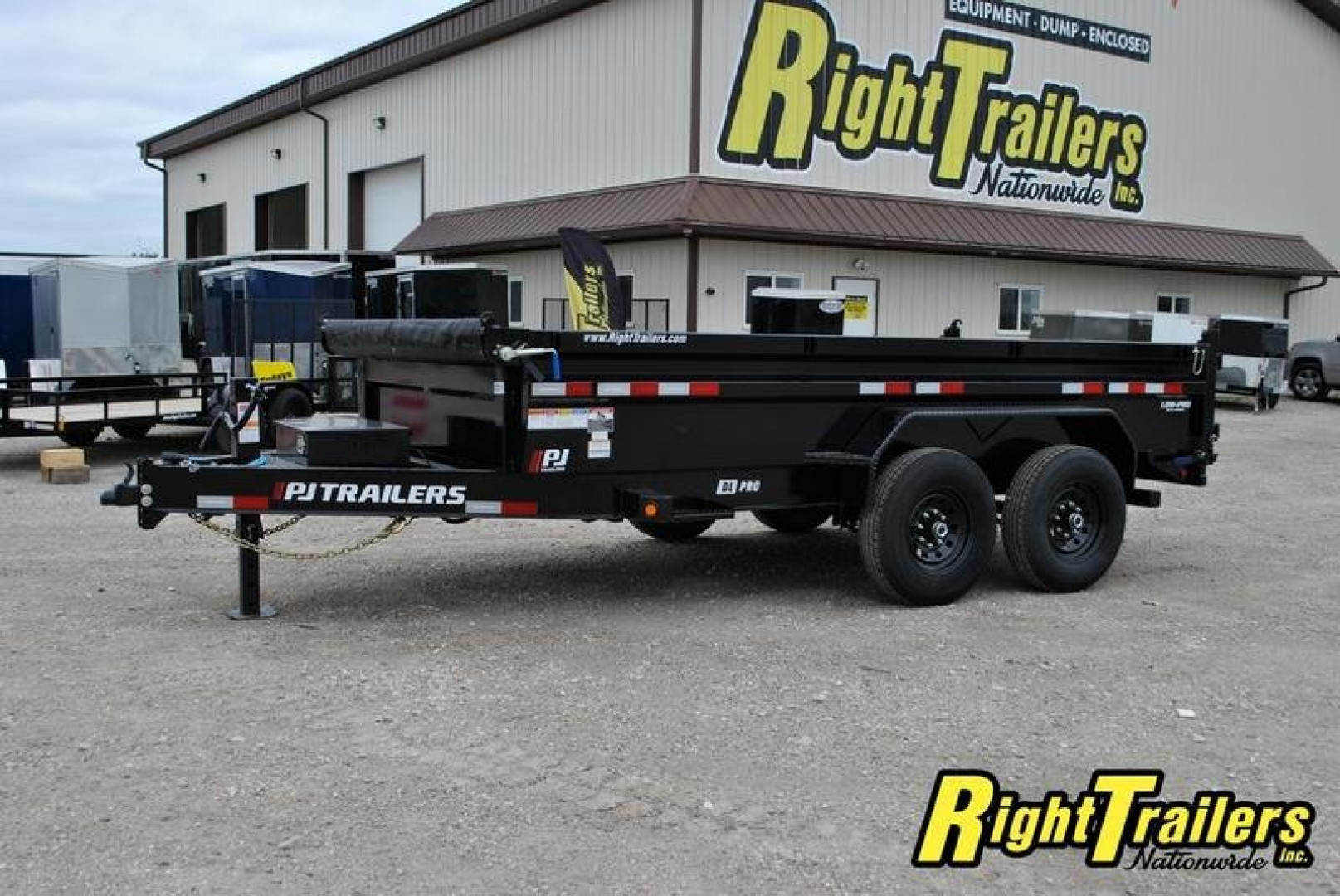 New 2025 7x14 PJ Dump Trailer