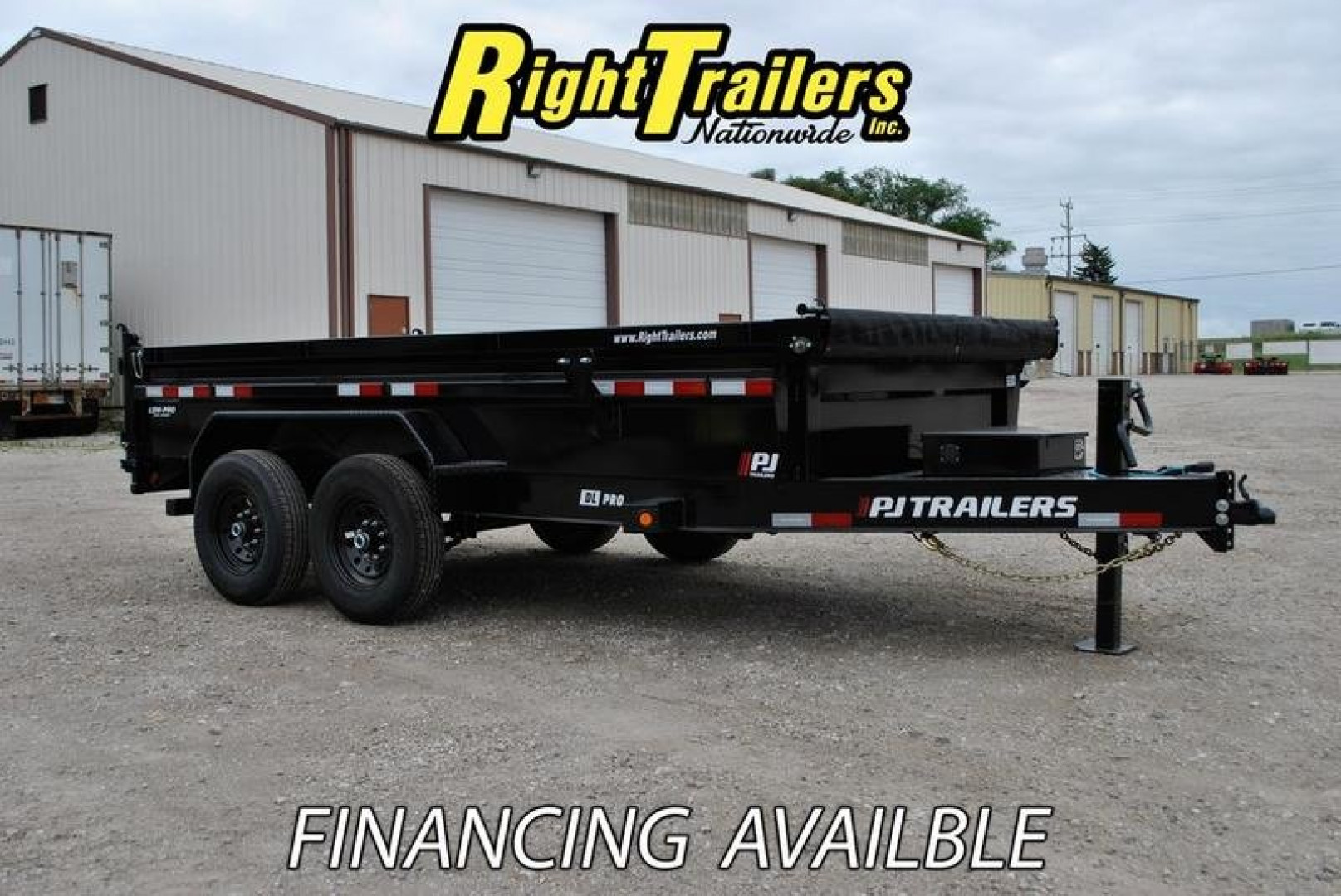 New 2025 7x14 PJ Dump Trailer