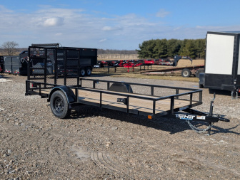 New 2025 Top Hat 77 x14' Utility Trailer
