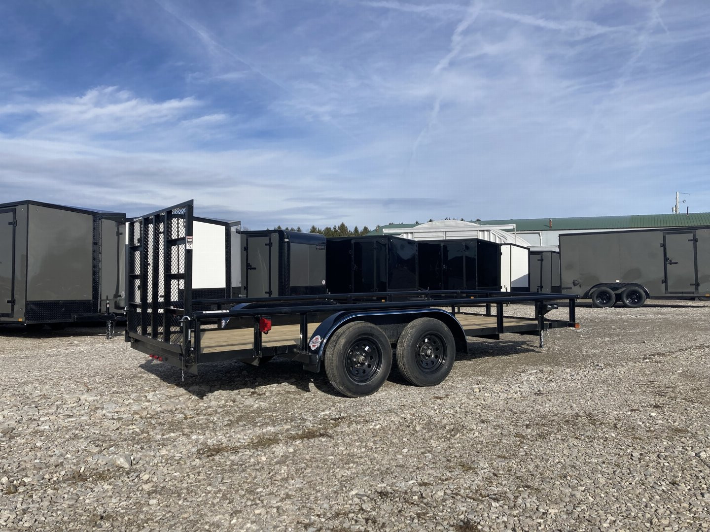 New 2025 Top Hat 77"x16' Landscape Trailer