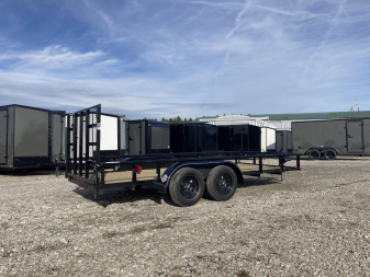 New 2025 Top Hat 77"x16' Landscape Trailer