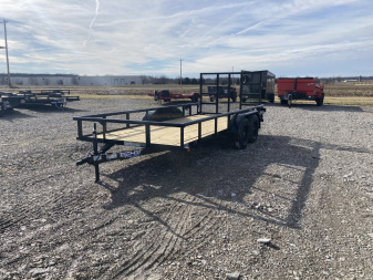 New 2025 Top Hat 77"x16' Landscape Trailer