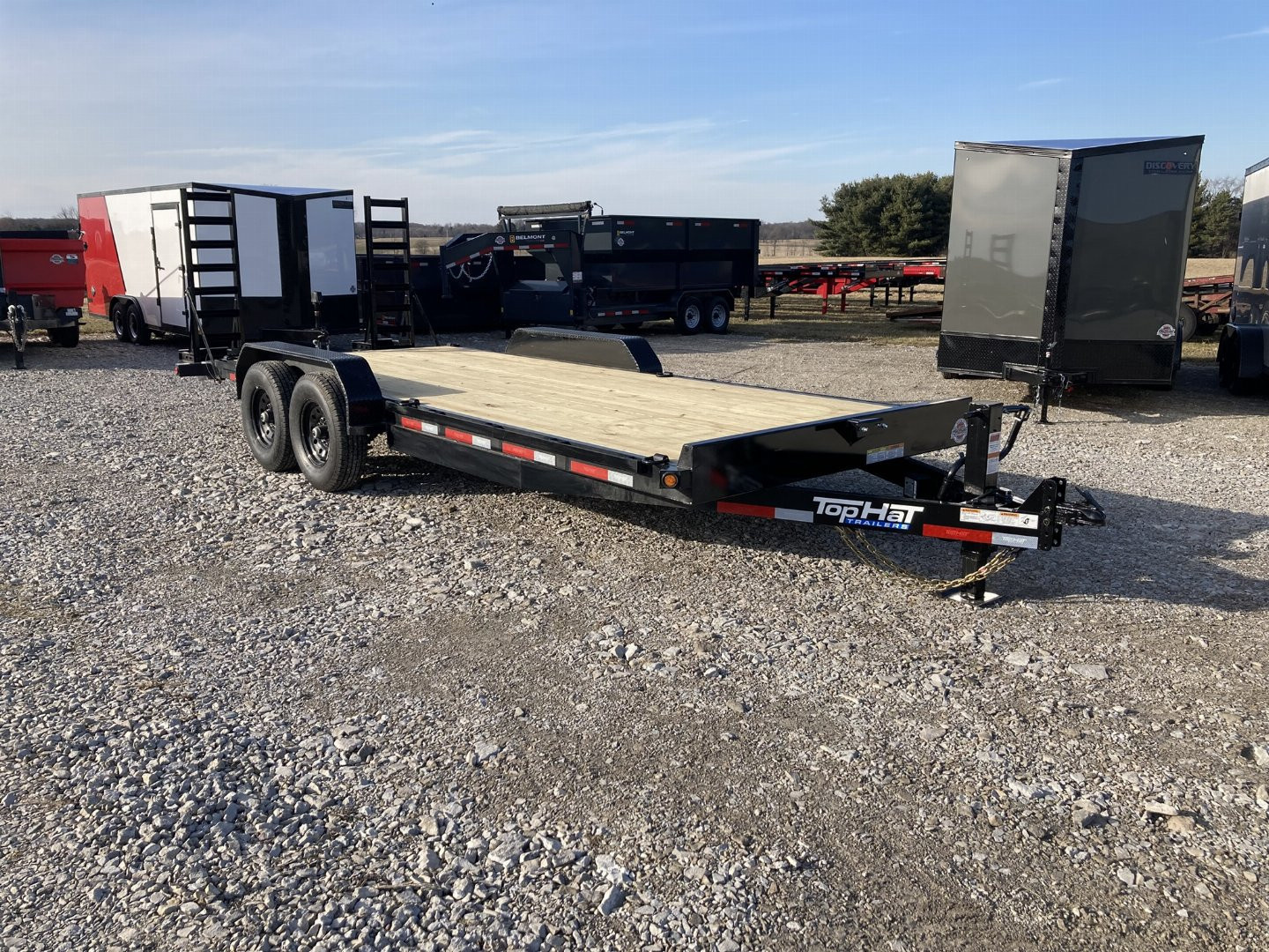 New 2025 Top Hat 20' Equipment Trailer