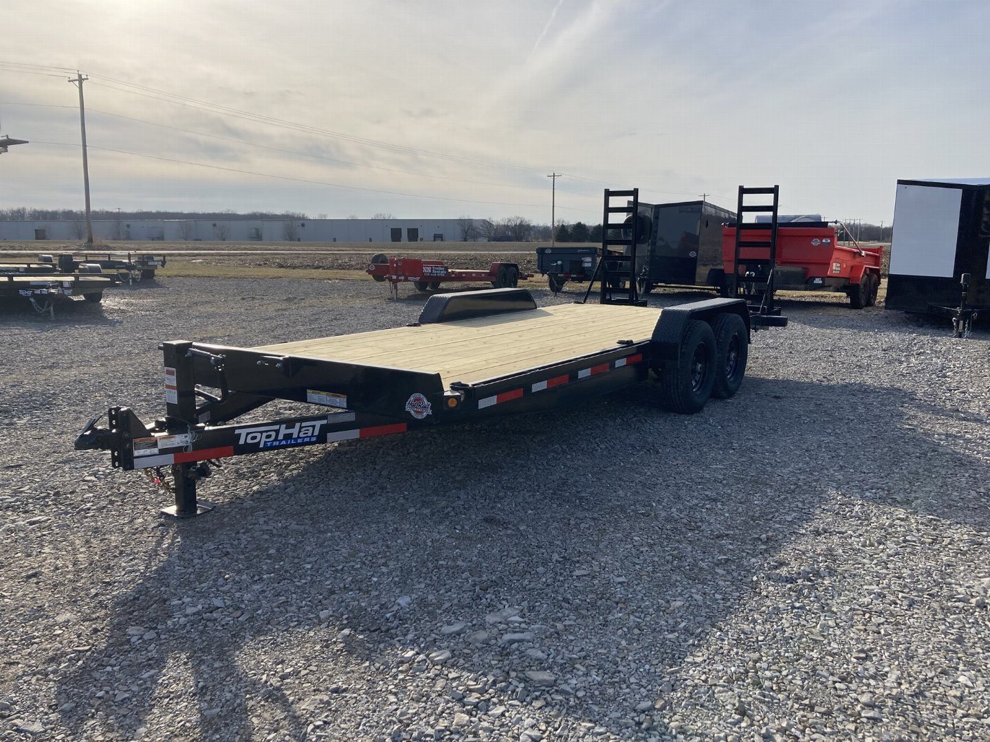 New 2025 Top Hat 20' Equipment Trailer