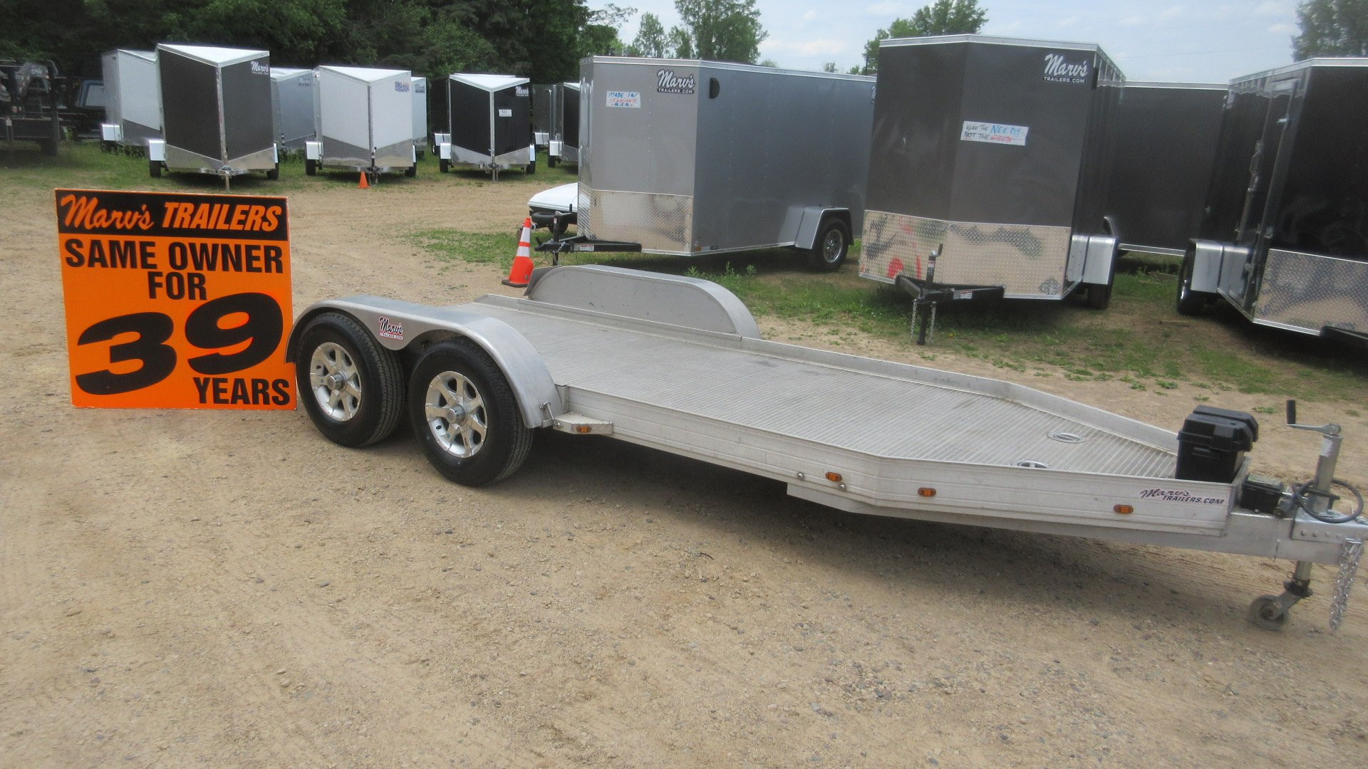 Used 2010 Homemade 5 x 16 Aluminum Utility Trailer