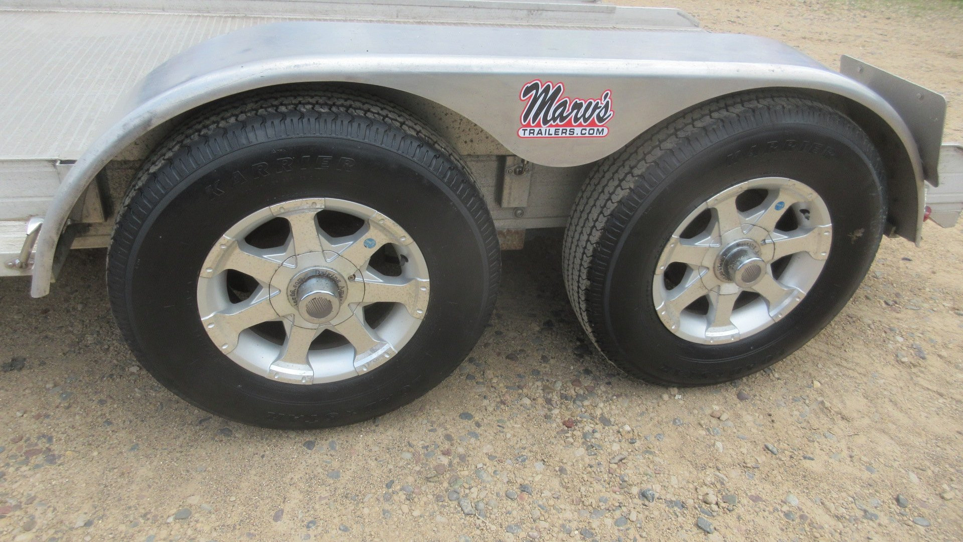 Used 2010 Homemade 5 x 16 Aluminum Utility Trailer