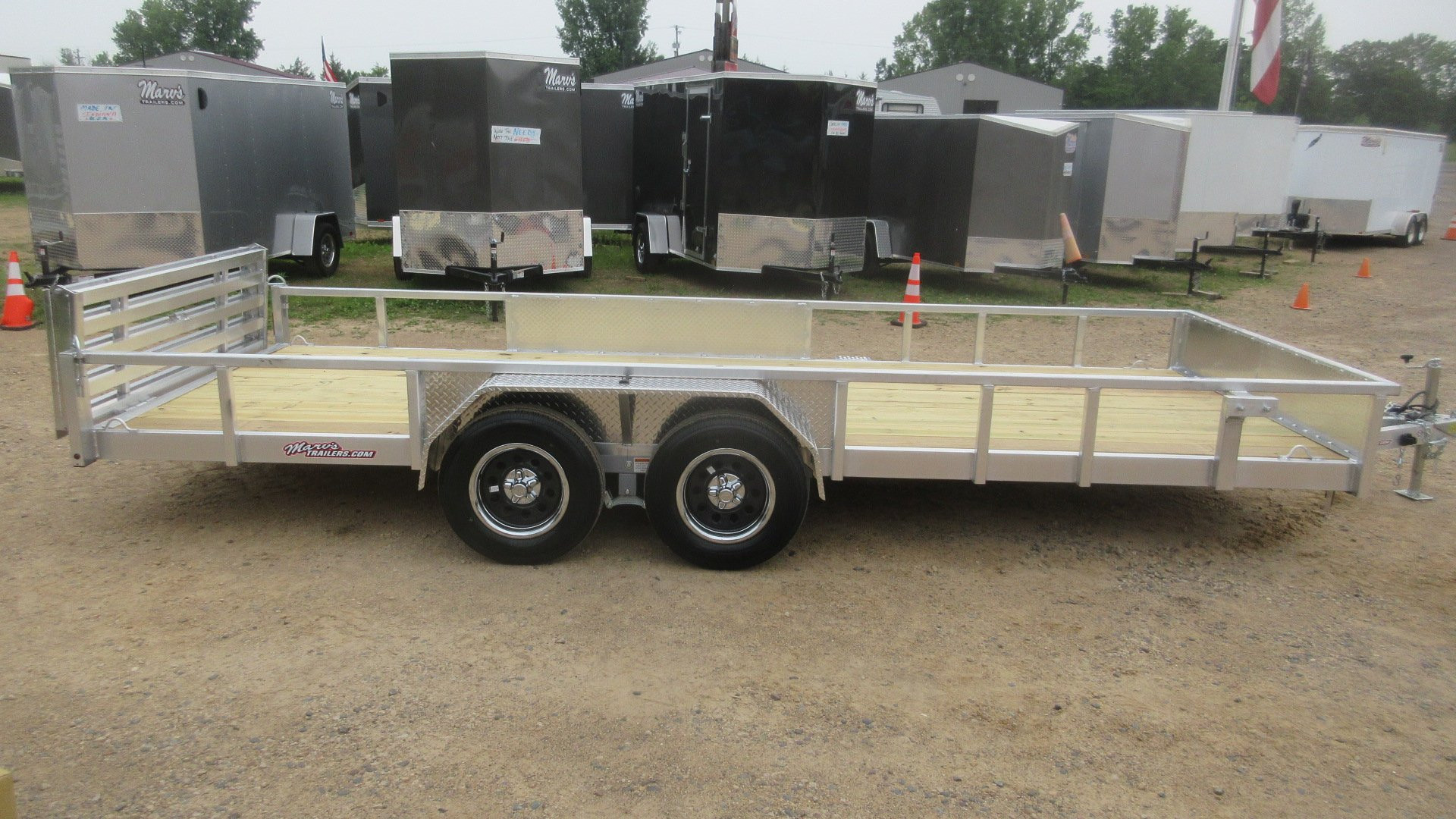 New 2026 Quality Steel and Aluminum Deluxe Utility Trailer