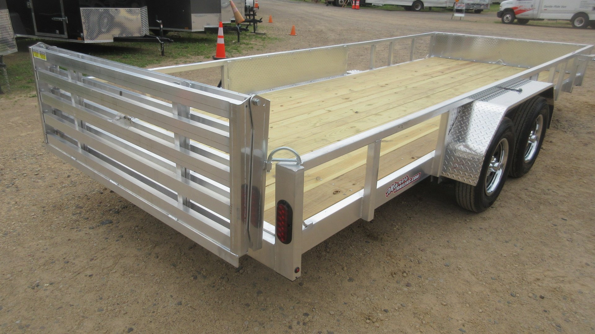 New 2026 Quality Steel and Aluminum Deluxe Utility Trailer