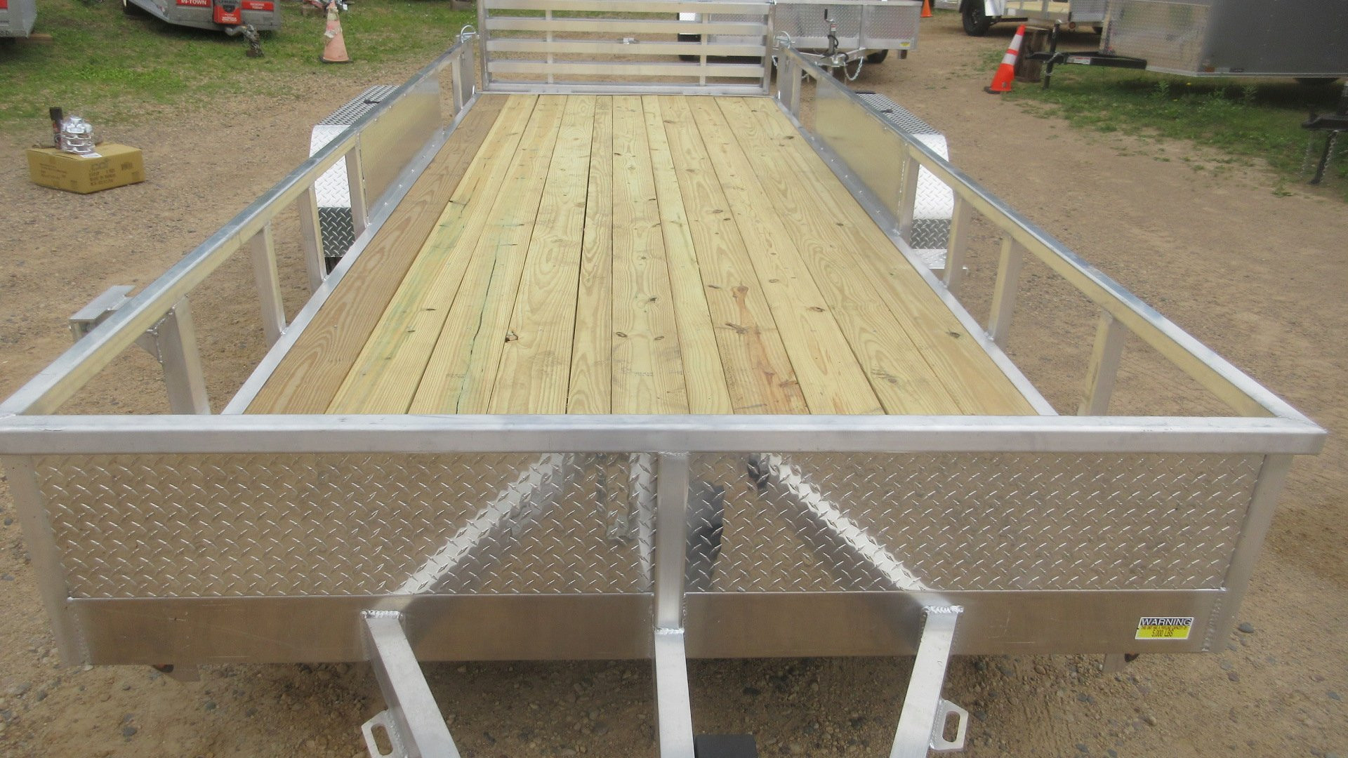 New 2026 Quality Steel and Aluminum Deluxe Utility Trailer