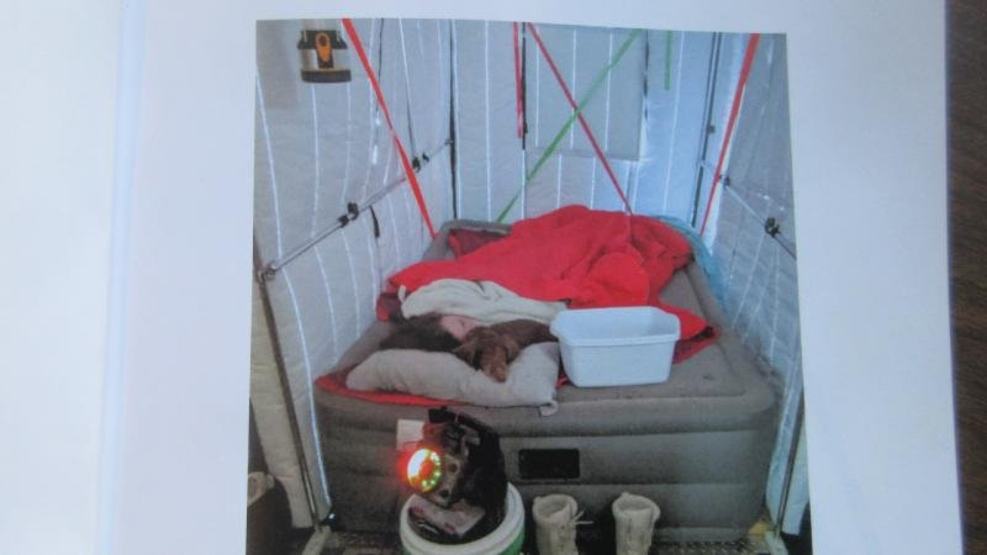 Used 2020 Polar Crib Ice Fishing/Toy Hauler/Camper Ice House