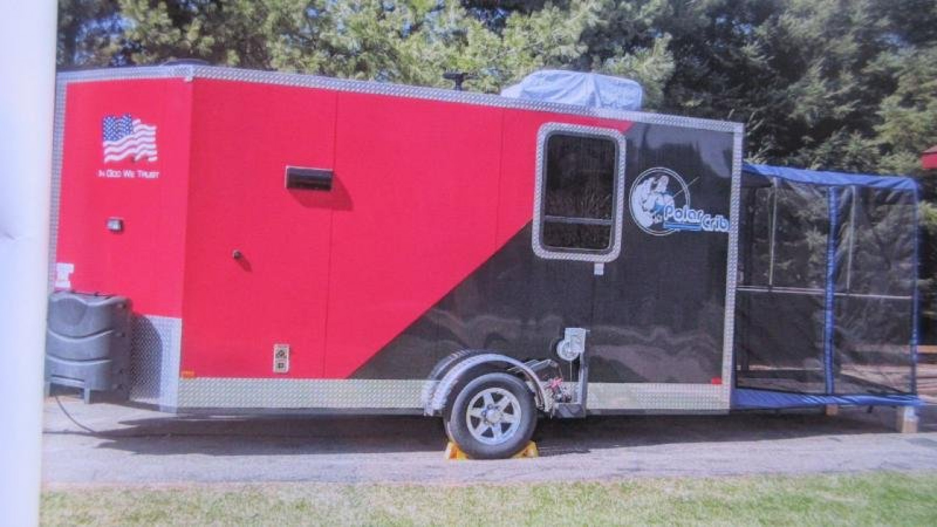 Used 2020 Polar Crib Ice Fishing/Toy Hauler/Camper Ice House