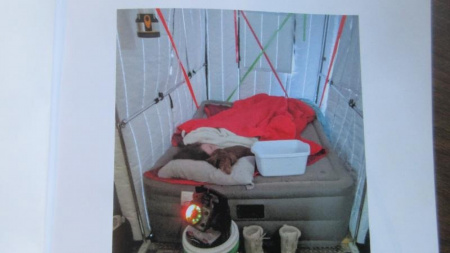 Used 2020 Polar Crib Ice Fishing/Toy Hauler/Camper Ice House