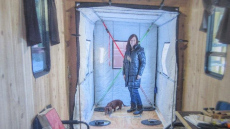 Used 2020 Polar Crib Ice Fishing/Toy Hauler/Camper Ice House