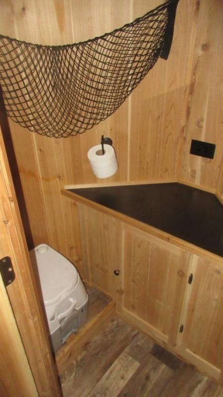 Used 2020 Polar Crib Ice Fishing/Toy Hauler/Camper Ice House