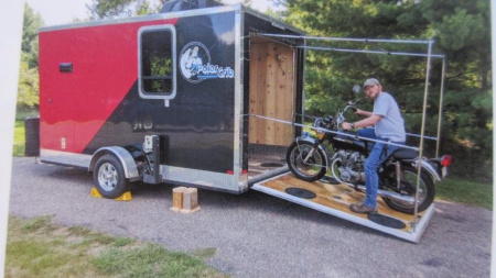 Used 2020 Polar Crib Ice Fishing/Toy Hauler/Camper Ice House