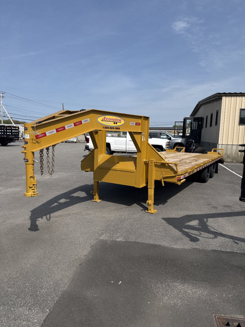 New 2025 Econoline 102"X20'+5' Gooseneck Deckover Trailer