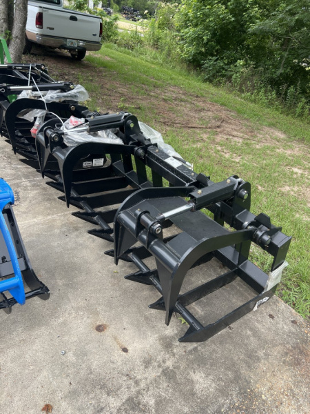 New 2024 STANDARD SKID STEER ROOT GRAPPLE BUCKET Attachment
