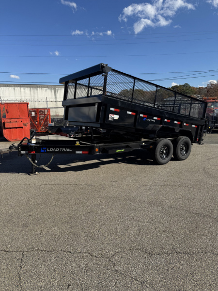 New 2025 LOAD TRAIL 83" X 14' LOW-PRO DUMP TRAILER 24" Side Extensions