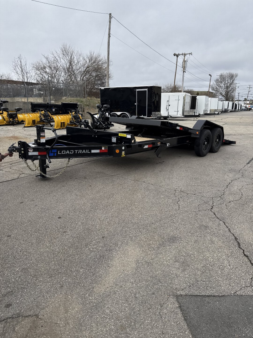 New 2025 Load Trail Tilt Trailer 83"X16'+4' STATIONARY DECK