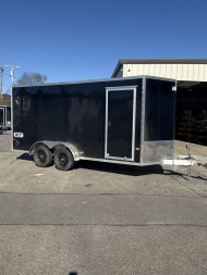 New 2025 E-Z Hauler Aluminum 7'X16' Cargo / Enclosed Trailer