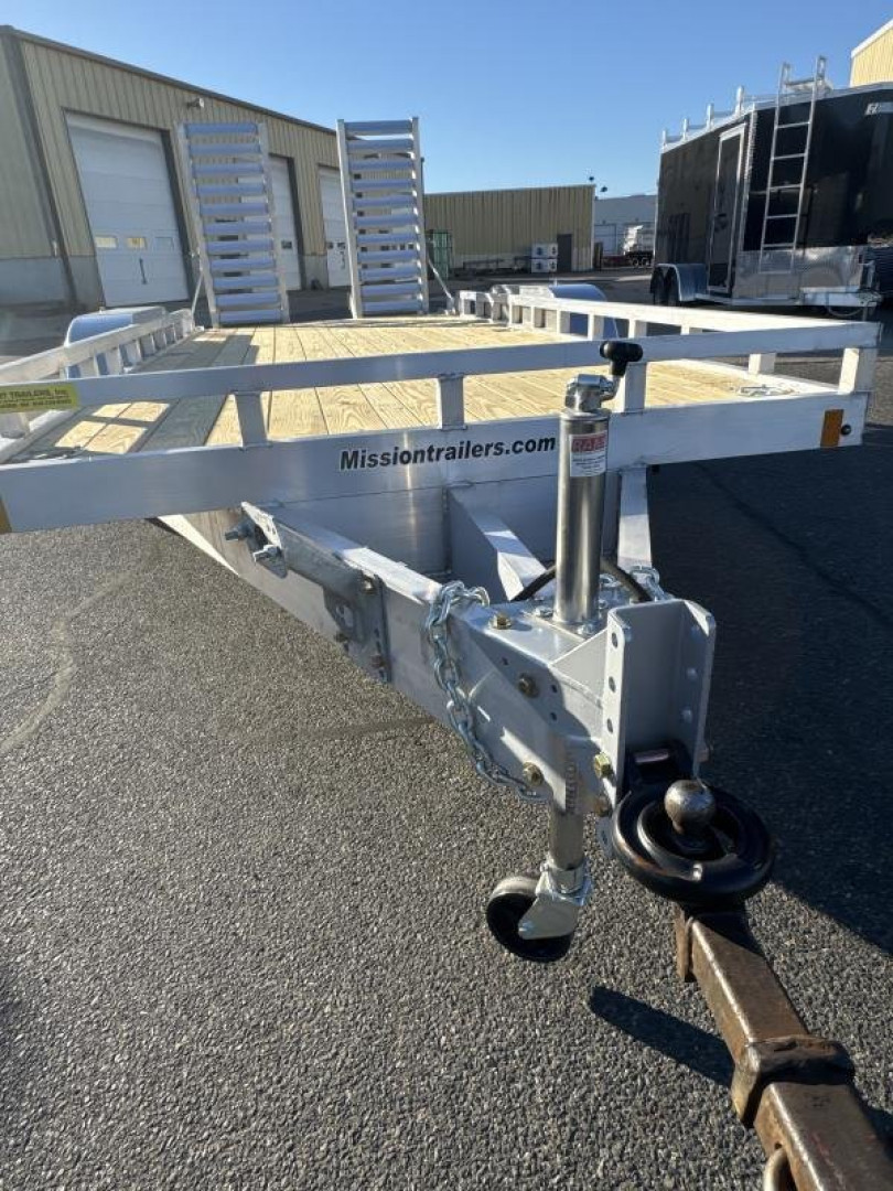 New 2025 Mission 80"X16' Aluminum Equipment Trailer