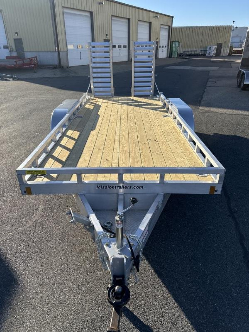 New 2025 Mission 80"X16' Aluminum Equipment Trailer